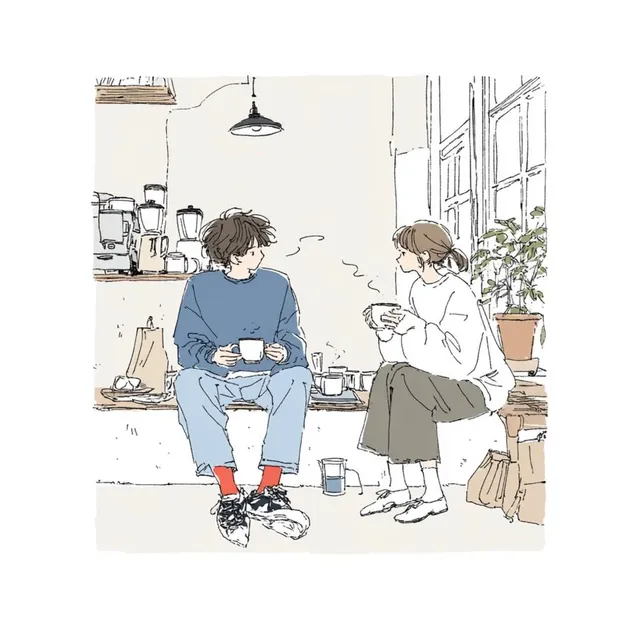 Japanese Lifestyle Sketch Illustration