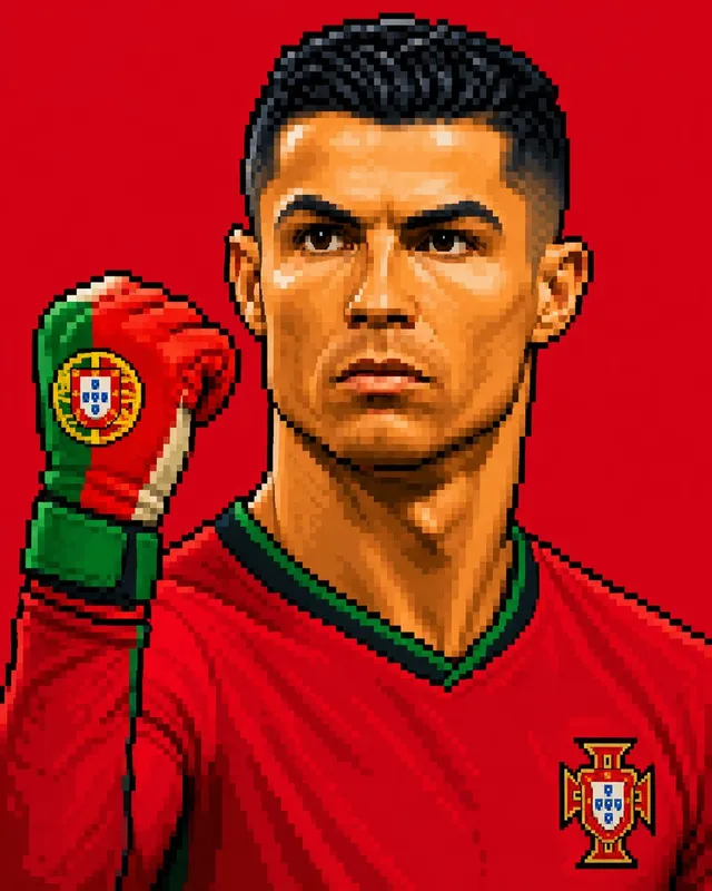 Sprite Pixel Coupe du Monde Rétro