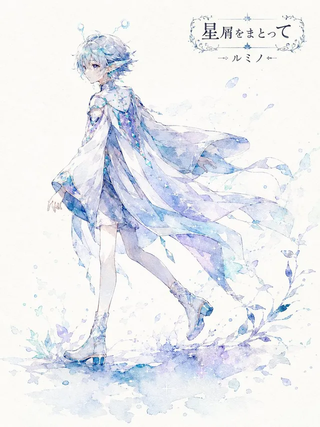 Watercolor Silhouette Character Story