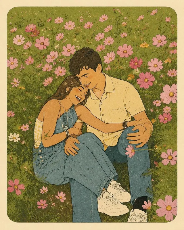 Moderner Risograph Poster Stil