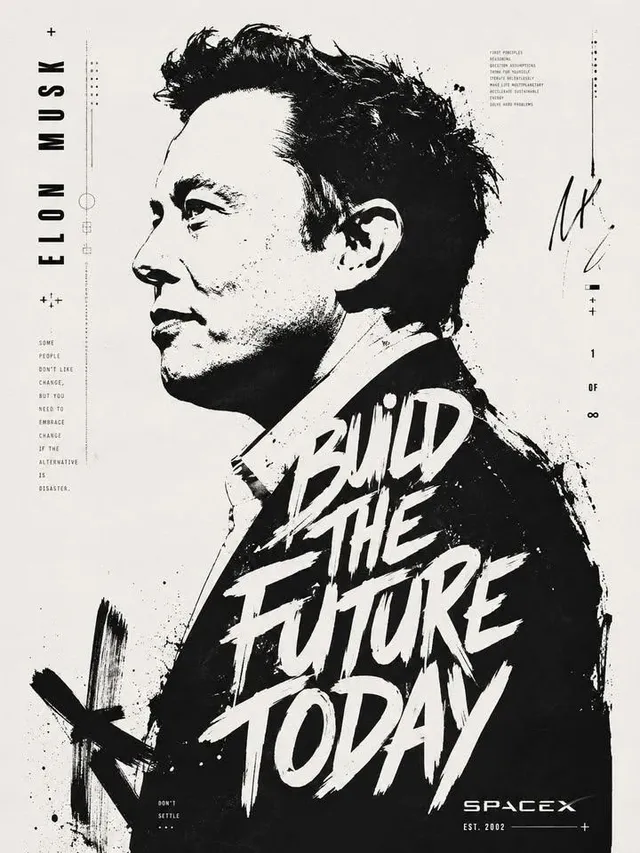Premium Monochrome Editorial Poster