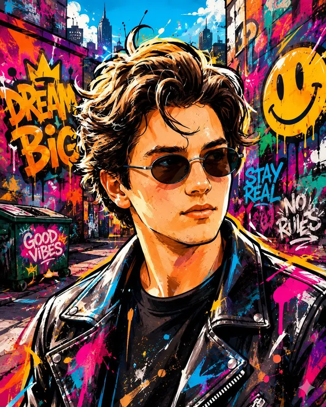 Vibrant Graffiti Street Art Transformation