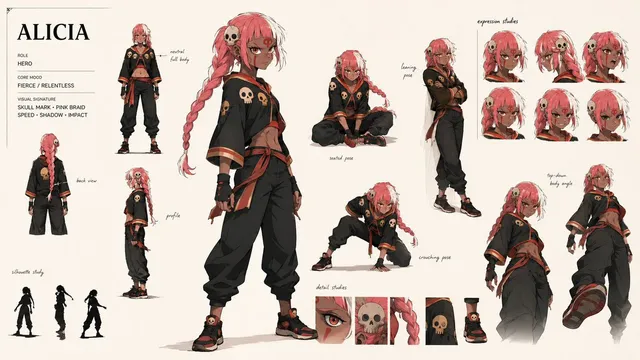 Action Combat Anime Storyboard