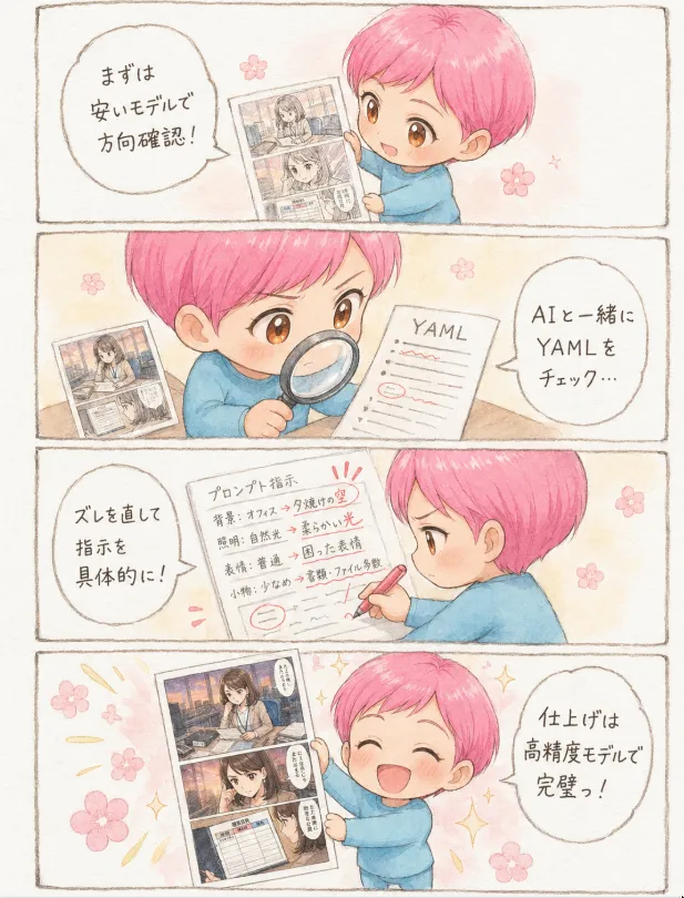 Watercolor AI Manga Workflow Comic