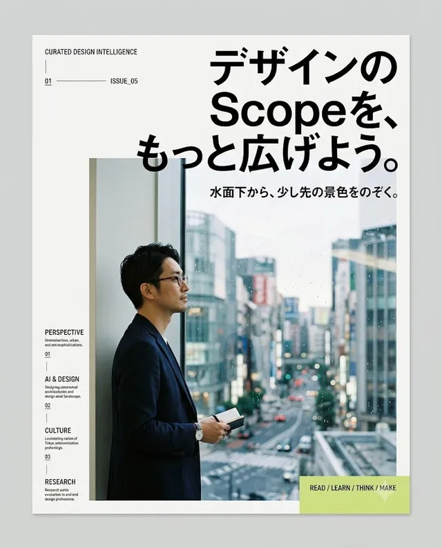 Japanese Design Magazine Poster