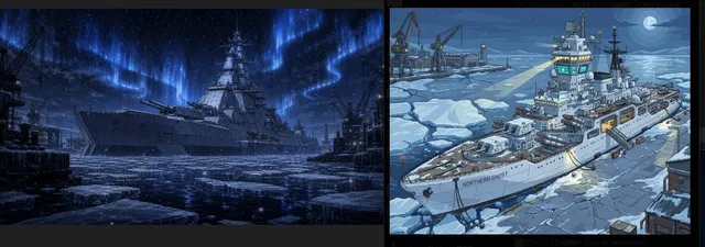 北極戰艦風格比較
