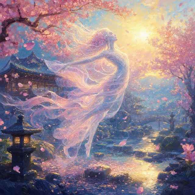 Ethereal Starlight Spirit Oil Painting