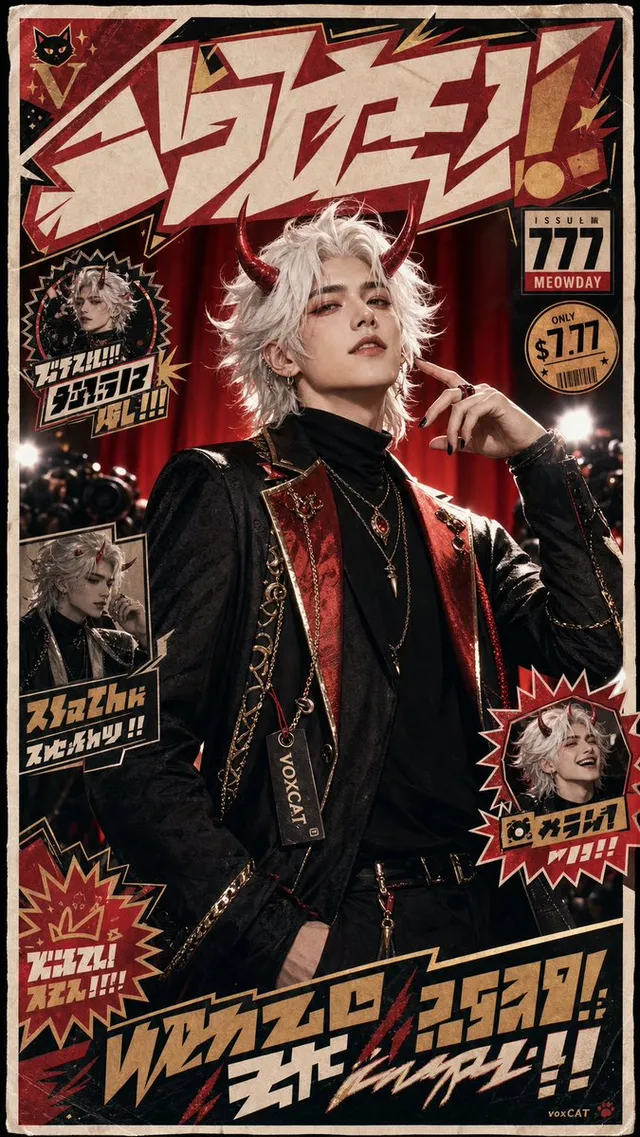 Vintage Oni Idol Tabloid-Cover