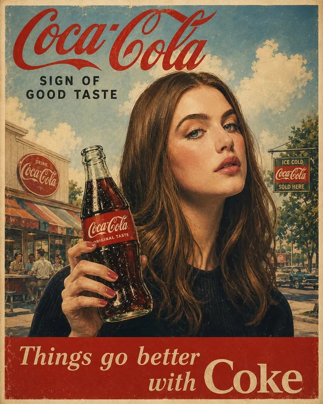 1960s American Advertising Poster