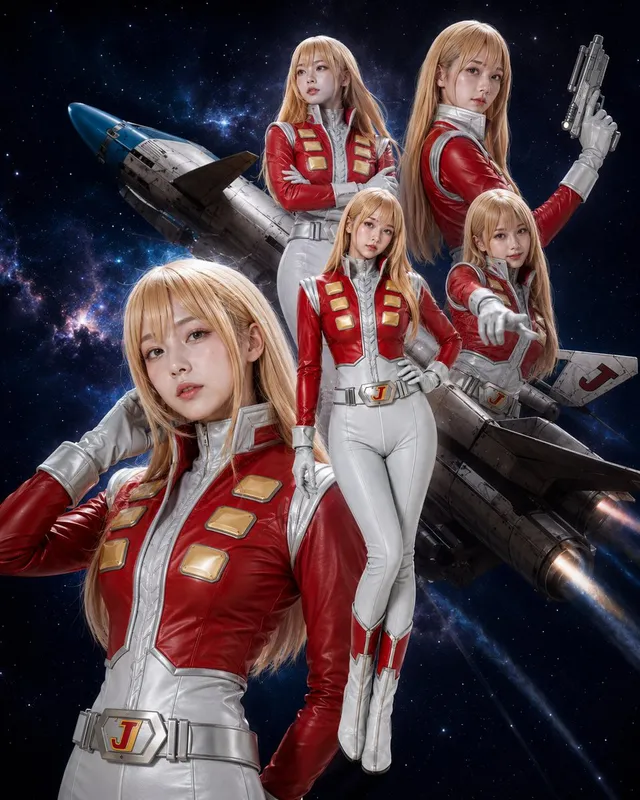 Alfin Space Anime Cosplay Composite