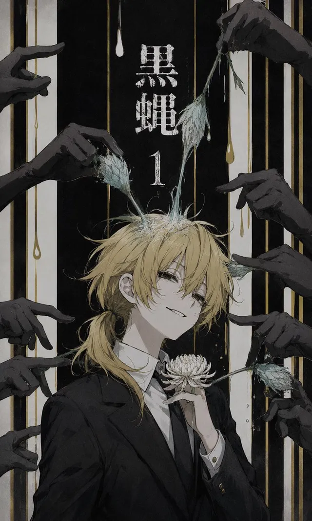 Dark Monochrome Manga Cover