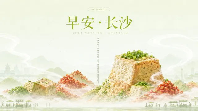 Good Morning Changsha Food Poster