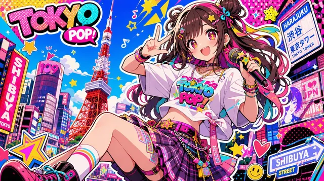 Neo Pop Tokyo Idol Poster
