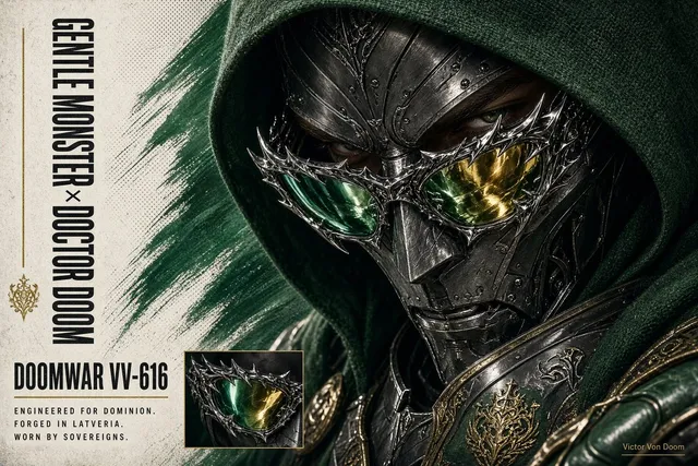 Affiche de luxe armure Doctor Doom