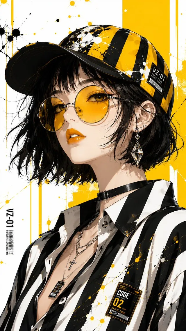 Ritratto Streetwear Editoriale Moda Anime