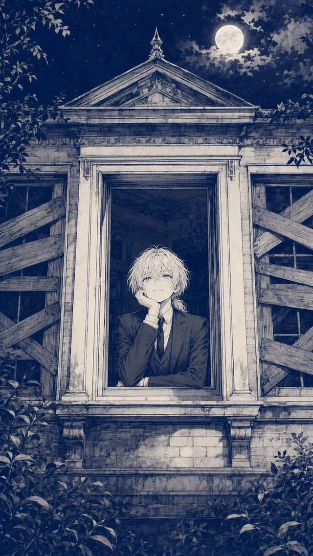 Portada de Álbum Anime "Mansión a la Luz de la Luna"