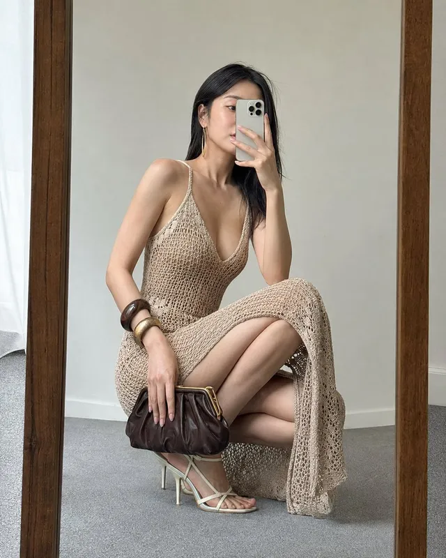 Selfie Miroir de Mode de Luxe