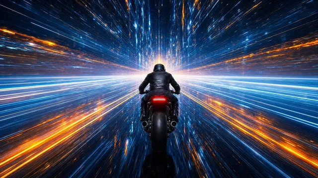 Tunnel Futuriste Hyper-Vitesse