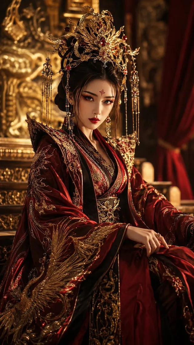 Retrato Regio de Emperatriz Estilo Tang