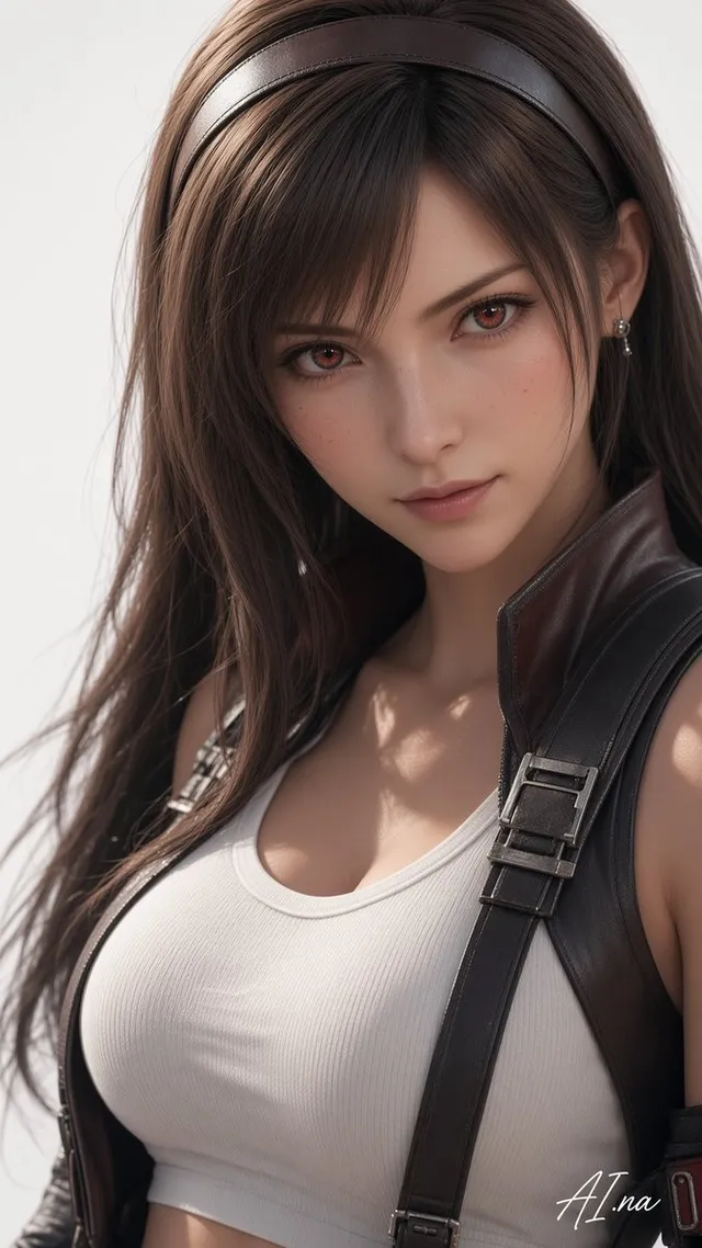 Ritratto Realistico di Tifa Lockhart