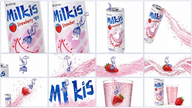 Peta Iklan Milkis Stroberi