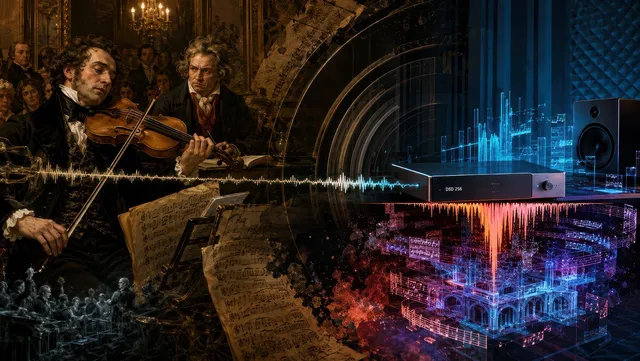 Collage DSD 256 de la Sonate de Beethoven