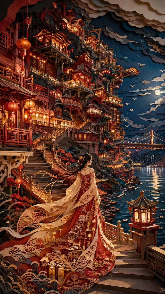 Oriental Papercut Art of Hongya Cave