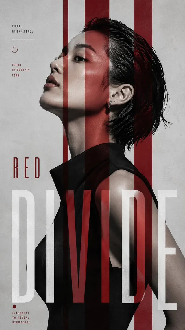 Layout Experimental de Cartaz de Personagem