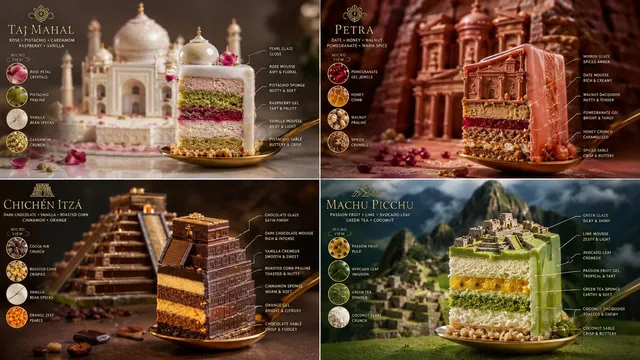 Edible World Wonder Cakes