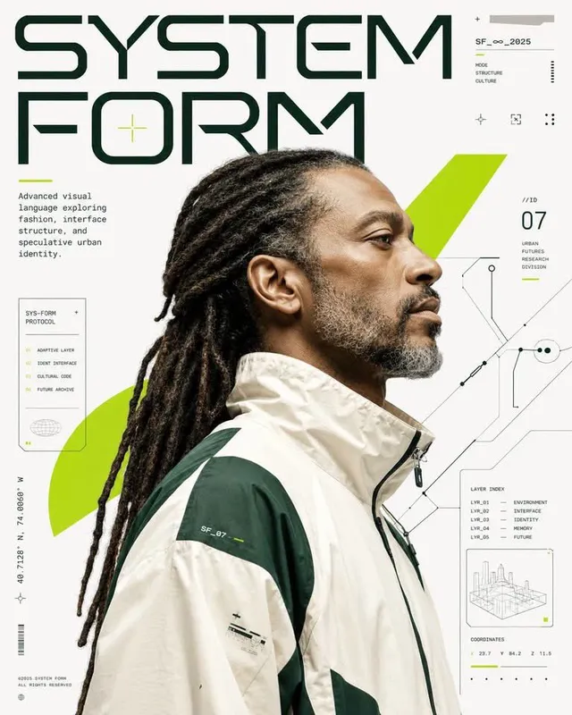 Poster Editorial Majalah Futuristik