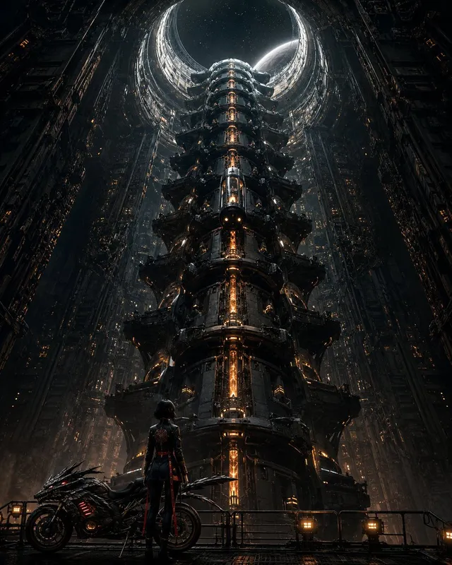 Cyberpunk Megastrüktür Sürücüsü