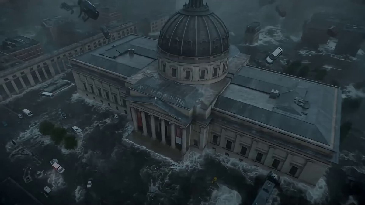 Seedance 2.0 Prompt: Cyberpunk Time Travel from Disaster to Ancient Market