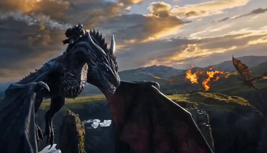 Bullet Time Dragon Battle Cinematic