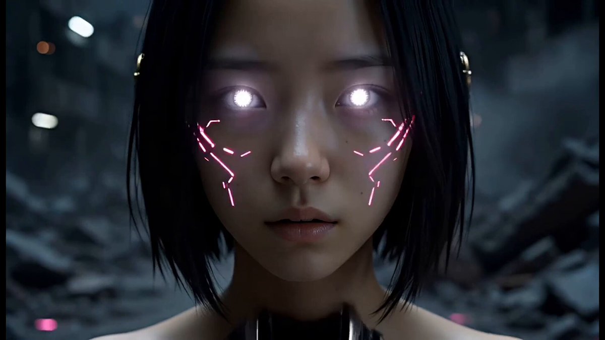 Epic Cyberpunk Aerial Combat Sequence