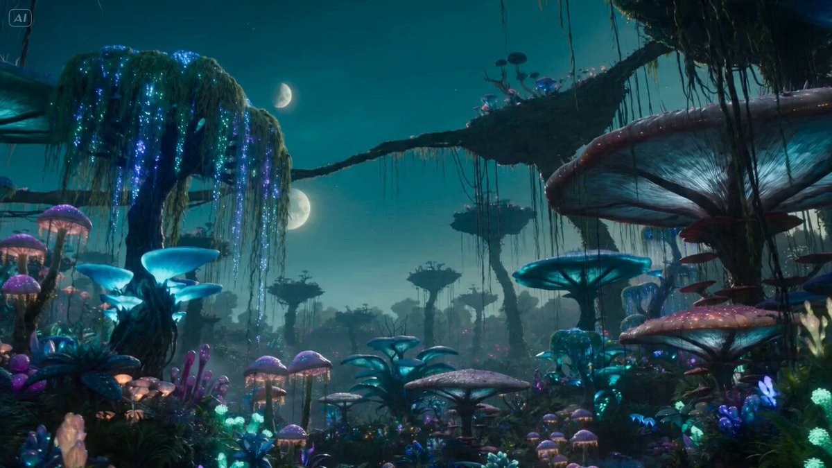 生物发光外星星球探索