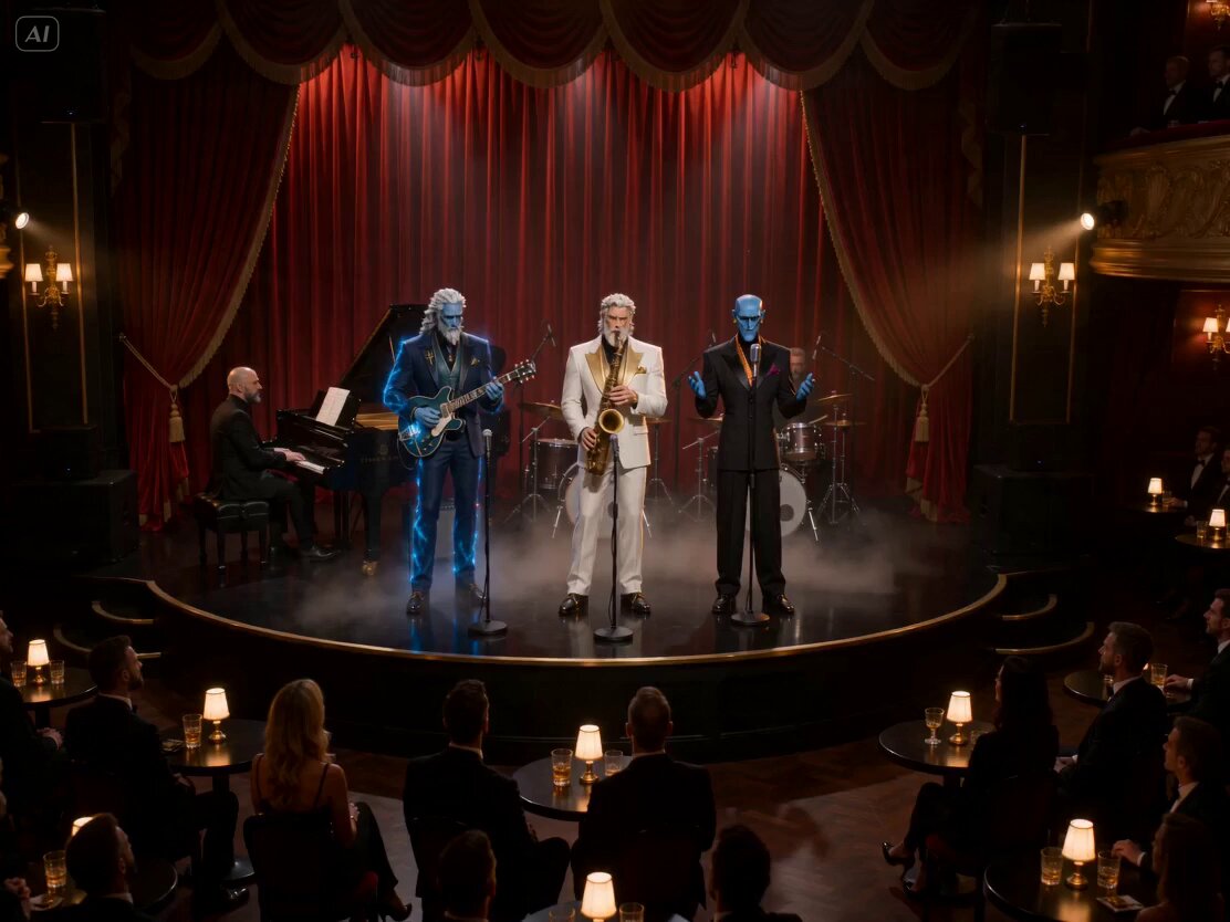 Divine Jazz Trio Performance