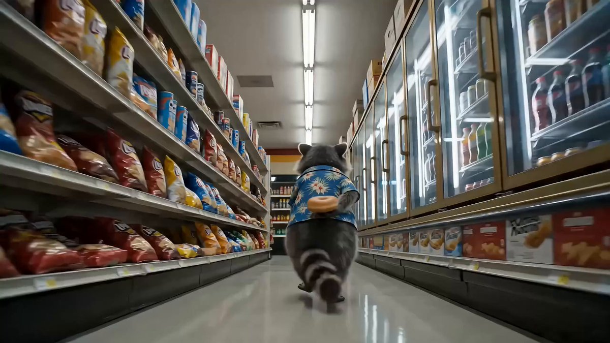 Convenience Store Raccoon and Pug Comedy