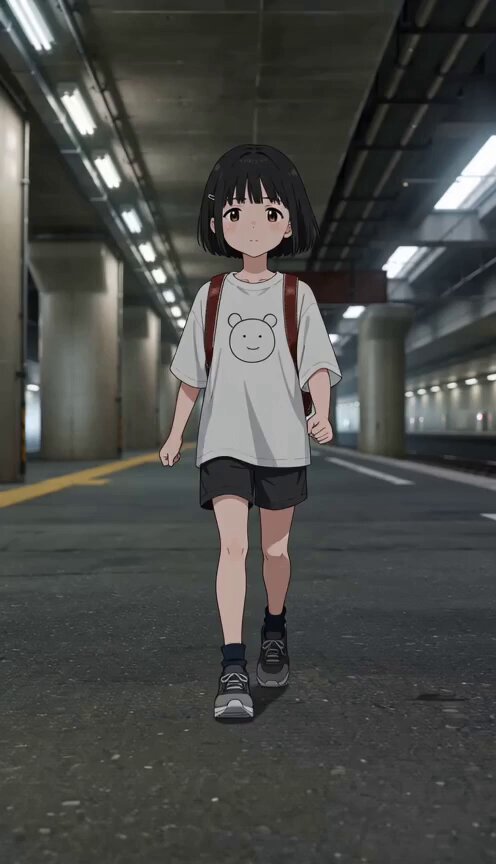 Surreal Material-Shifting Anime Run