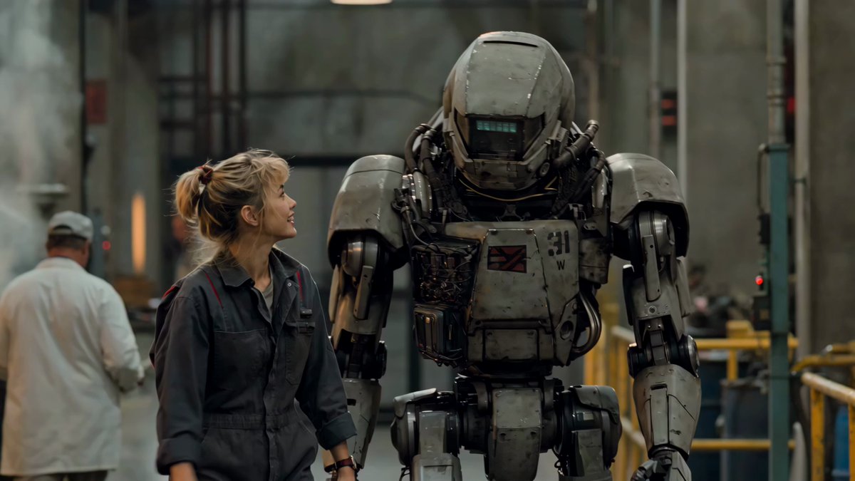 1980s Sci-Fi Robot Walk