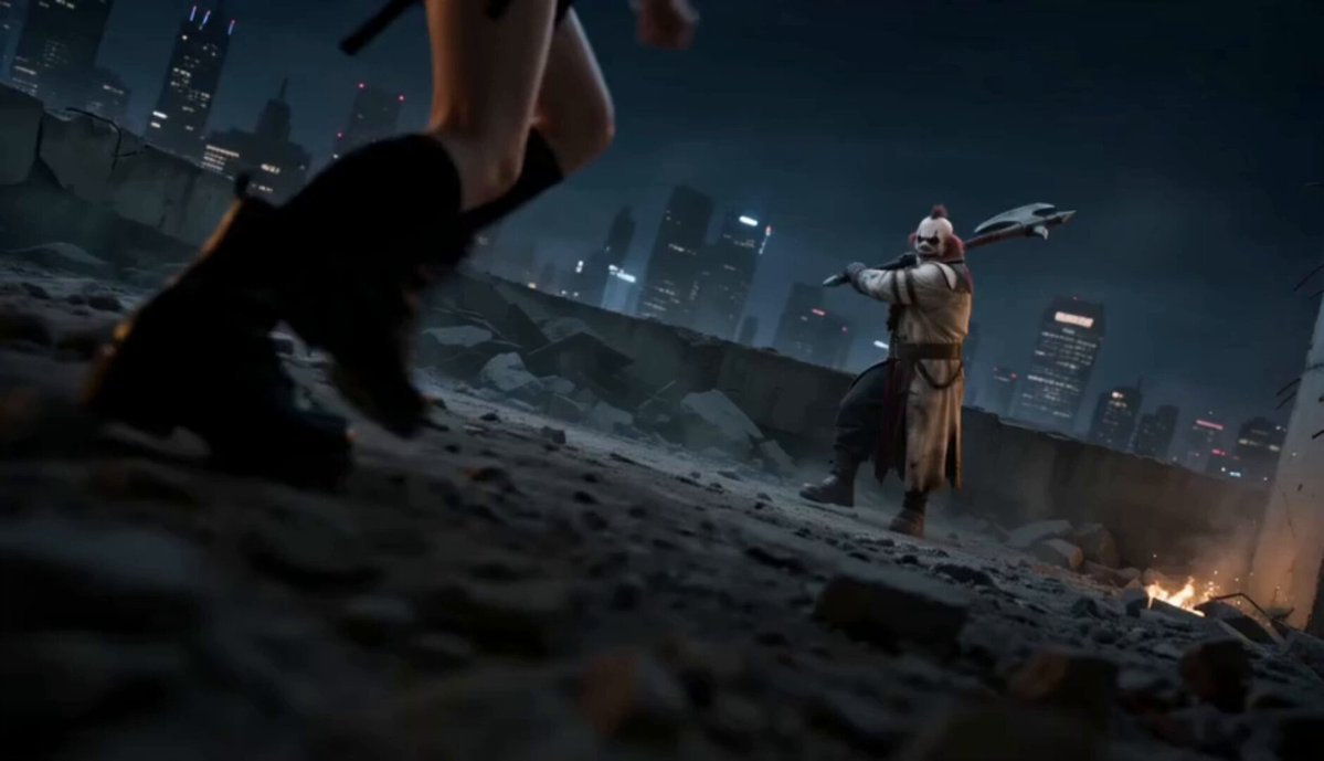 Urban Battlefield Action Scene