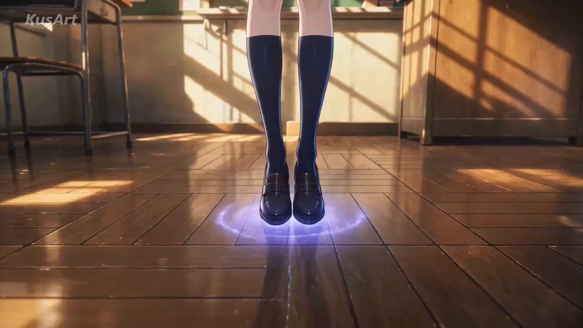 Magical Girl Teleportation Anime Transformation
